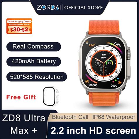 Zordai ZD8 Ultra Max Smart Watch 2 2 Inch Series 8 49mm Ultra