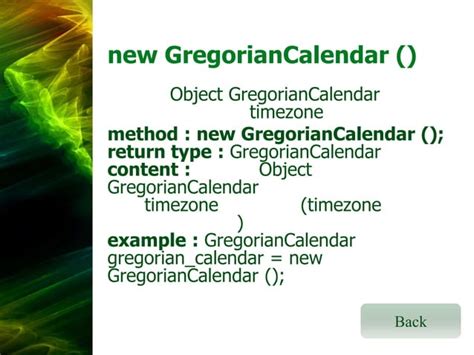 Gregorian Calendar Class Ppt