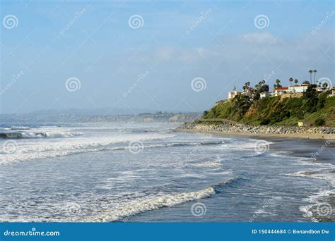 San Clemente Beach and Coastline before Sunset Time Stock Photo - Image ...