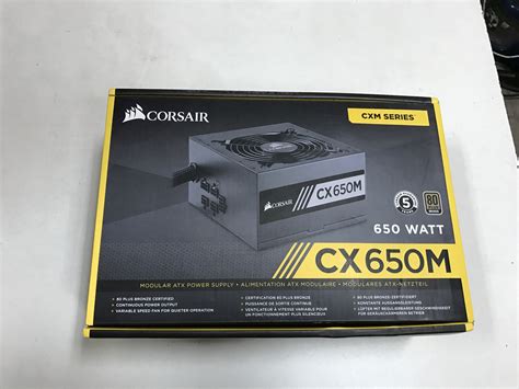 Обзор от покупателя на Блок питания CORSAIR CX650M CP-9020103-EU 650W ...