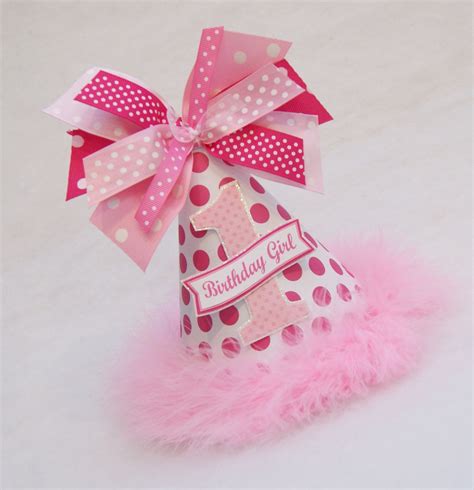 Hot Pink Polka Dot Party Hat