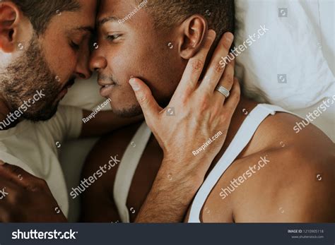 Gay Couple Cuddling Stock Photos Images Photography Shutterstock