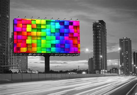 Outdoor LED billboard