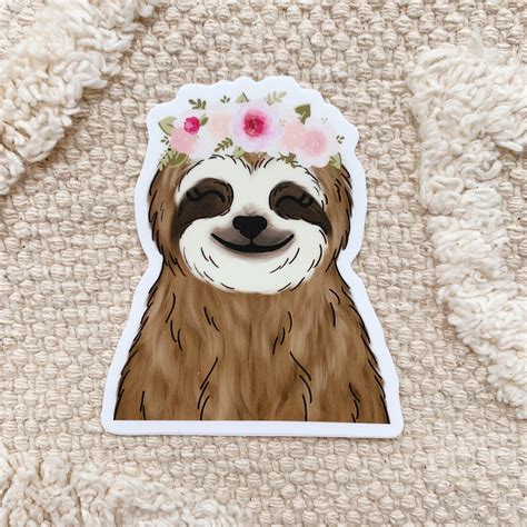 Sloth Sticker – KT's Canvases