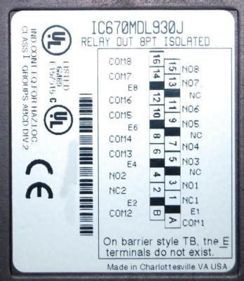 IC670MDL930 GE Fanuc Emerson In Stock Buy Online PDF Supply