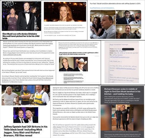 Elon Musk + Ghislaine Maxwell + Jeffrey Epstein = A tale of