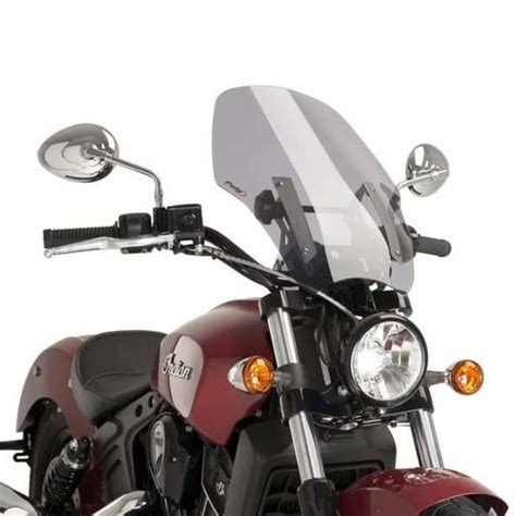 Puig Naked New Generation Windshield Light Smoke H Indian Scout Fortnine Canada