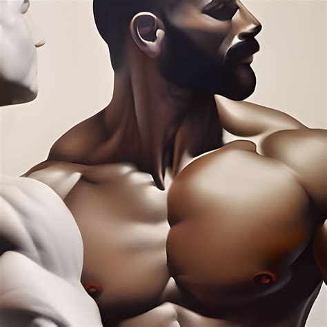 Men Couple Digital Gay Art Ai Generated Male Nude Poster Erotic Wall Art 1 1 Ratio Digital