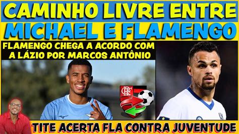 CAMINHO LIVRE PARA FLAMENGO E MICHAEL FLA SE ACERTA A LÁZIO POR