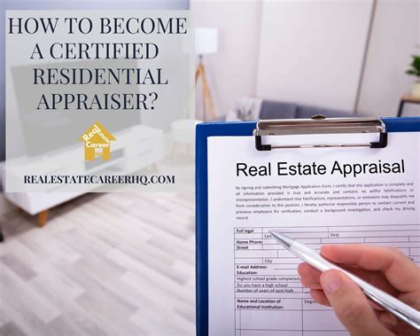 certified residential appraiser real estate career hq