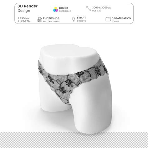 Mannequin F Minin Portant De La Lingerie Mockup Mod Lisation D Fichier Psd Lingerie R Aliste