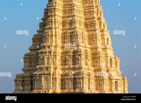 Close Up Of Gopuram Of Virupaksha Temple Hampi India Stock Photo Alamy