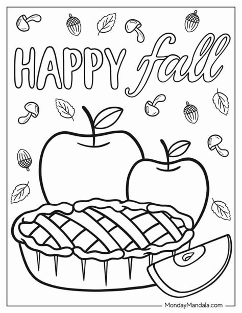 Autumn Fall Coloring Pages Free Pdf Printables Fall Coloring