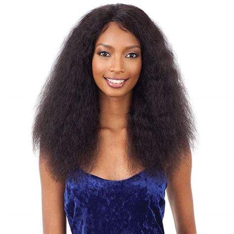 Shake N Go Naked Brazilian Wet Wavy Human Hair Lace Front Wig Deep Curl Americanswigs