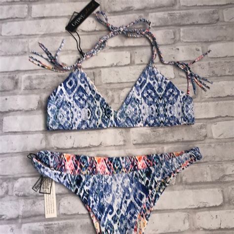 Gypsy Swim Nwt Gypsy Reversible Bikini Large Poshmark