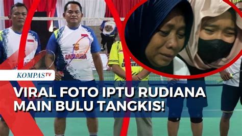 Tersebar Foto Iptu Rudiana Main Bulu Tangkis Di Tengah Panasnya Kasus