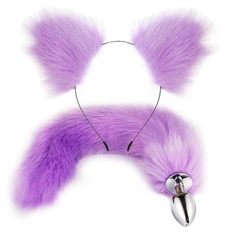 STIMULATEUR PLUG CHAPELET 6 Jouets Sexuels Anaux Queue De Renard Ensemble De Plug Anal