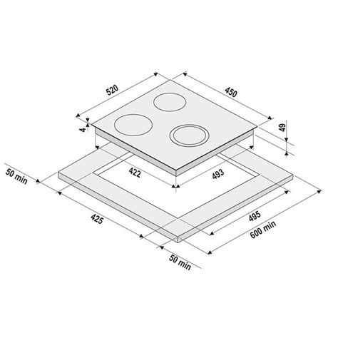 Электрическая варочная панель KRONA TEMPO 45 BL⚡ — купить с доставкой ...