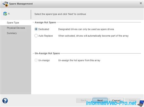 Automatically Rebuild A Failed Physical Disk Using A Dedicated Hot