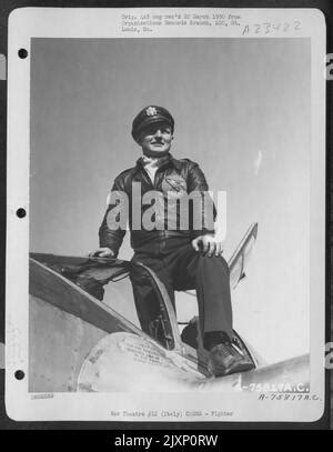 Pilot Of The 94Th Fs 1St Fg Seated In The Cockpit Of His Lockheed P