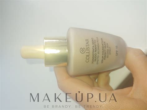 Collistar Serum Foundation Perfect Nude Second Skin Effect SPF 15 Тональный крем купить по