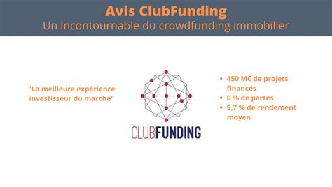 Avis Clubfunding La Meilleur Plateforme De Crowdfunding Immobilier