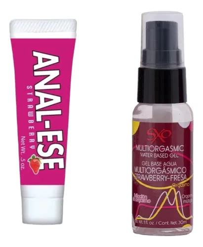 Lubricante Anestesico Anal Ese Fresa Multiorgasmico Ml Fresa Meses Sin Inter S