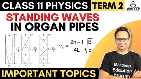 Organ Pipe Class 11 Physics Term 2 Standing Waves In Organ Pipes