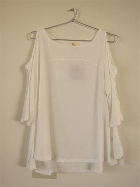 Creamy White Cut Off Shirt On Storenvy