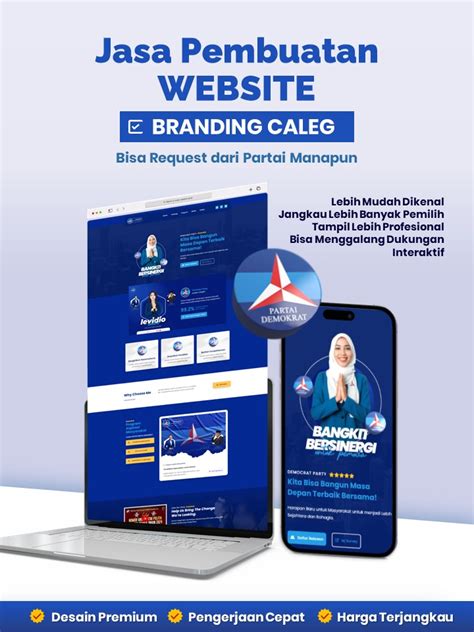 Jual Jasa Pembuatan Website Caleg Personal Branding Shopee Indonesia