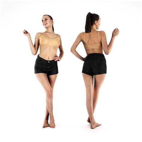 Sexy Woman In Nude Top D Model Ztl Free D