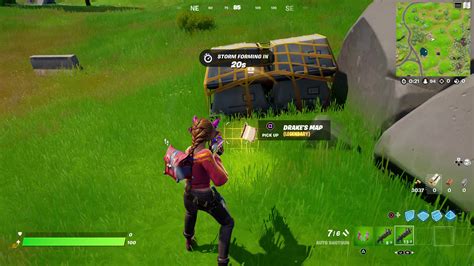 Where to find Fortnite Drake's Map and collect treasure | GamesRadar+