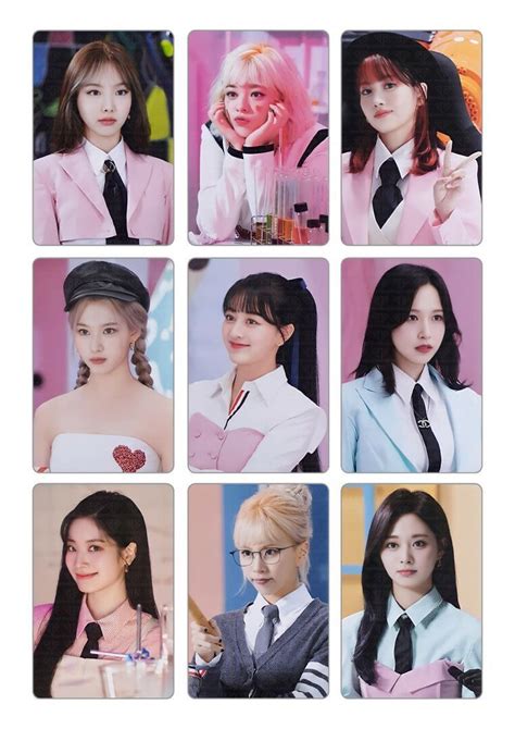 Twice Formula Of Love Monograph Photocard Template Front