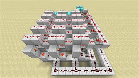 Sequential Combo Lock In Minecraft Redstone Tutorial Youtube