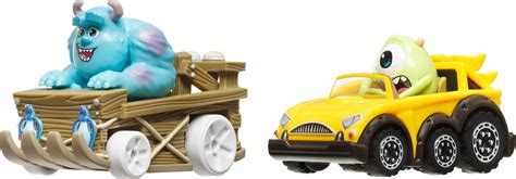Hot Wheels RacerVerse Vehículo de Juguete Mike y Sulley para niños de años en adelante