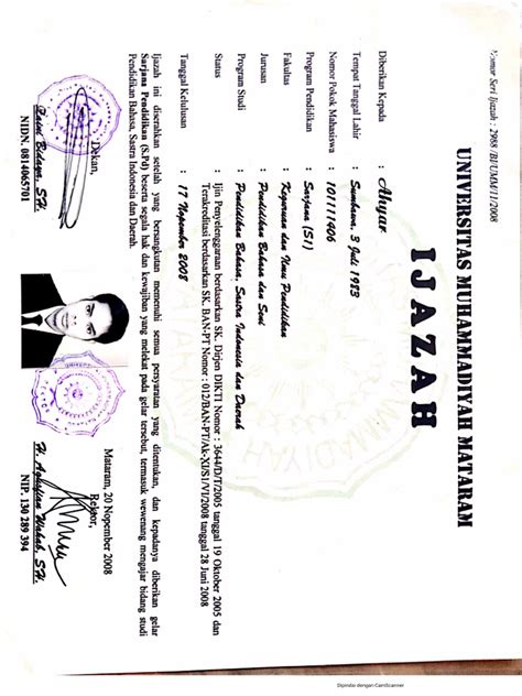 Ijazah Pdf