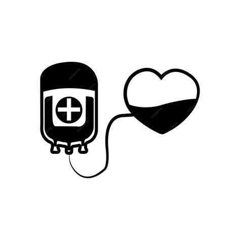 Premium Vector | Blood donate hospital icon