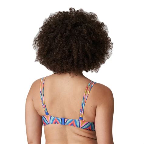 Plavky vrchní díl PRIMADONNA SWIM KEA PADDED BALCONY BIKINI TOP RAINBOW