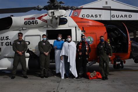 Dvids Images Coast Guard Rescues 2 After Boat Sinks 40 Miles West