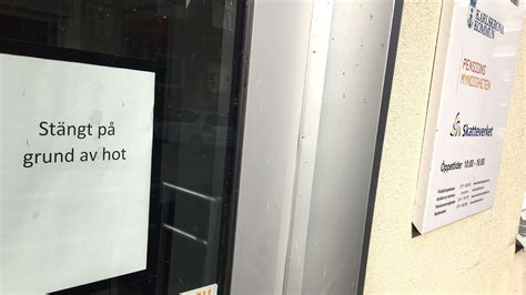Servicekontor stängt på grund av hot mot kommunen P4 Blekinge Sveriges Radio