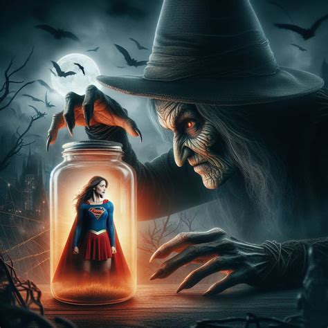 Supergirl Vs Witch By Mp32as On Deviantart