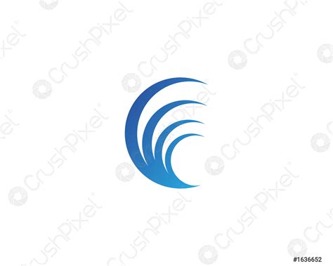 Waves Logo And Symbols Template Stock Vector 1636652 Crushpixel