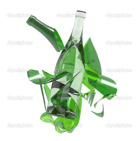 Broken glass bottle — Stock Photo © Giovanni_Cancemi #29123971