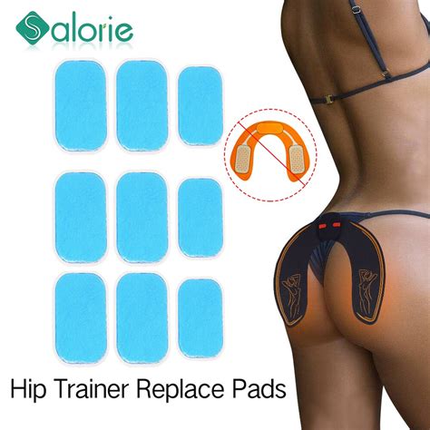 9pcs Replacement Gel Pad For Ems Hips Trainer Muscle Stimulator Buttock