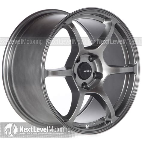 Avid1 Wheels Av 26 17x8 5x1143 Hyper Black Rims Et35