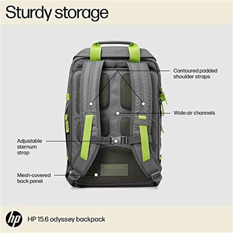Buy HP Odyssey Synthetic Laptop Backpack for 15.6 Inch Laptop (Scratch ...