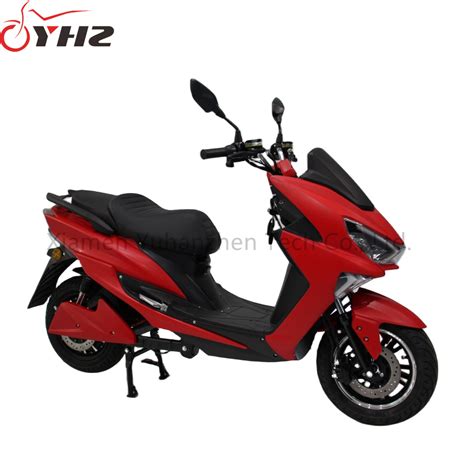 Lithium Lead-Acid Optional Battery Electric Moped Scooter 4000W 72V ...