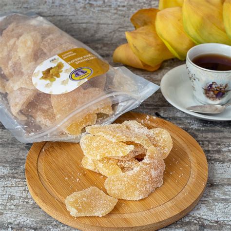 Имбирь сушеный (цукаты)