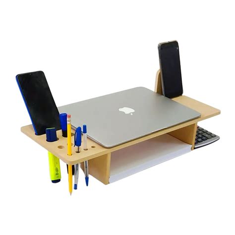 Ripley Organizador Escritorio Alzador Monitor Madera X X Cm