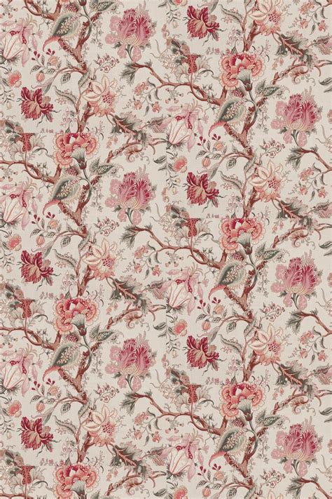 Tree Of Life Curtains By The Design Archives Antique Rose Fabric